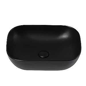 Раковина накладная ABBER Rechteck AC2200MB черная матовая купить в интернет-магазине Sanbest