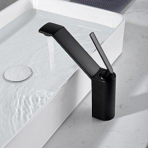 Смеситель для раковины Elghansa URBAN XQ 16H3301-Black черный купить в интернет-магазине сантехники Sanbest