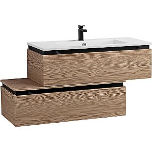 Нижняя тумба Cezares SLIDER-1000-1C-PI-RT-P дуб тангент для ванной в интернет-магазине сантехники Sanbest