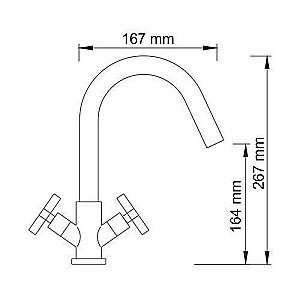Смеситель для раковины WasserKRAFT Weser 7803 купить в интернет-магазине сантехники Sanbest