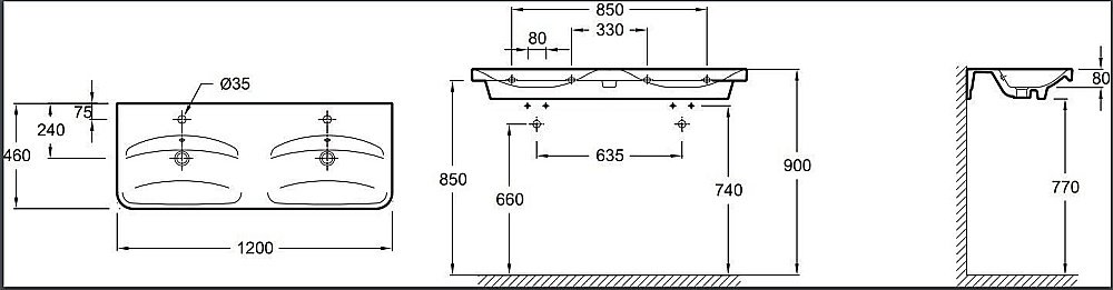 Раковина Jacob Delafon REPLAY 120 E4488-00 белая купить в интернет-магазине Sanbest