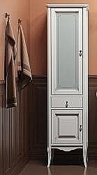 Пенал Опадирис Лоренцо 40 левый, белый матовый купить в интернет-магазине сантехники Sanbest