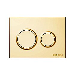 Кнопка для инсталляции BERGES NOVUM O9 040069 золото глянец купить в интернет-магазине сантехники Sanbest