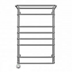 Полотенцесушитель электрический Terminus Полка П8 500x796 левый купить в интернет-магазине сантехники Sanbest