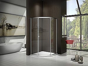 Душевой уголок Good Door INFINITY SHW-90-C-CH ИН00075 стекло прозрачное/профиль хром купить в интернет-магазине Sanbest