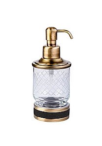 Диспенсер Boheme Royal Cristal 10929-BR-B бронза/Preciosa купить в интернет-магазине сантехники Sanbest