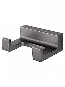 Двойной крючок для ванной WONZON & WOGHAND ECLIPSE, Темный графит (WW-9125-GM) купить в интернет-магазине сантехники Sanbest