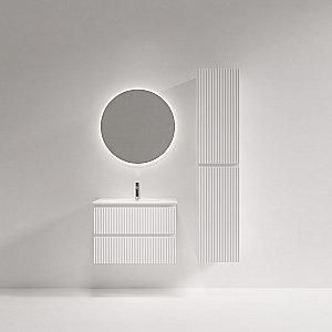 Тумба с раковиной Sancos Snob R SNR70/39W/CN7029 Bianco для ванной в интернет-магазине Sanbest