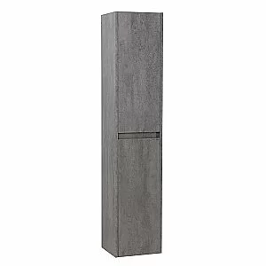 Пенал подвесной BelBagno KRAFT 2A SC 33 Cemento Grigio для ванной в интернет-магазине сантехники Sanbest