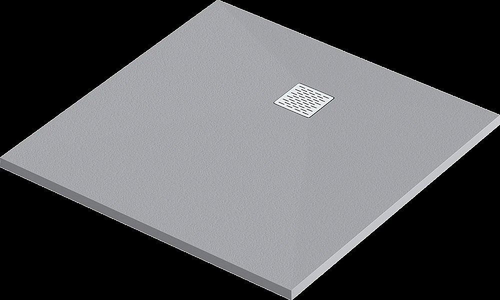 Душевой поддон литьевой Good Door Essentia 90x90 серый купить в интернет-магазине Sanbest