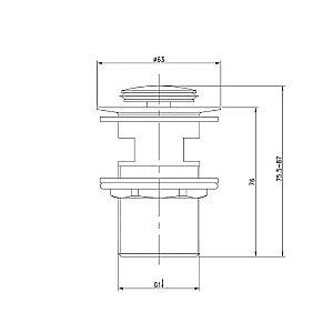 Донный клапан Iddis Optima Home 001SB01i88 купить в интернет-магазине сантехники Sanbest