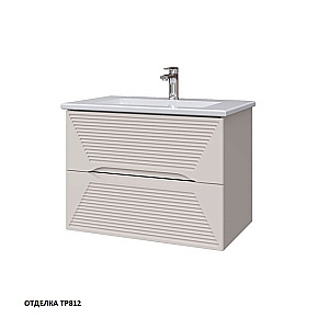 Тумба с раковиной Caprigo Modo-Terza 80 с интегрированной ручкой, цвет на выбор для ванной в интернет-магазине Sanbest