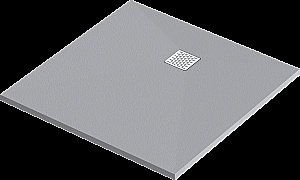 Душевой поддон литьевой Good Door Essentia 90x90 серый купить в интернет-магазине Sanbest