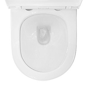 Унитаз подвесной Azario UNO с инсталляцией Loranto, безободковый, с сиденьем микролифт, белый купить в интернет-магазине Sanbest