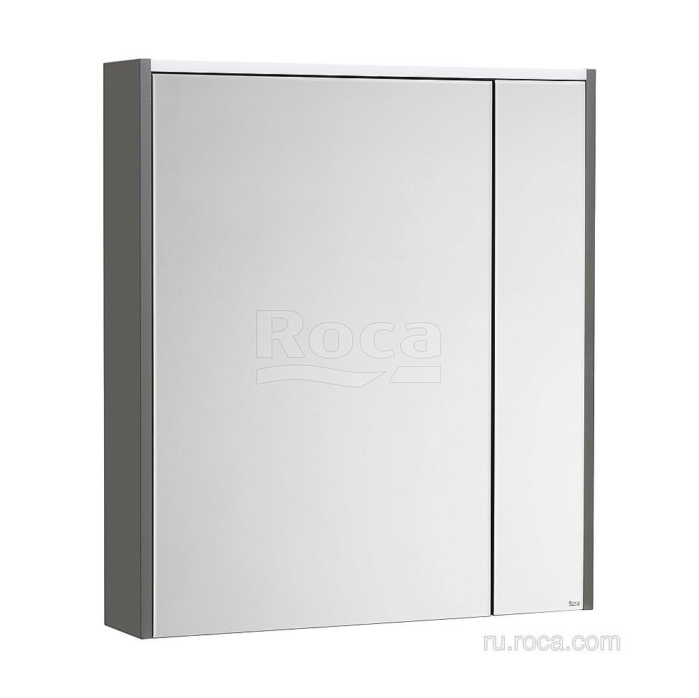 Зеркальный шкаф Roca Ronda ZRU9302969 70 белый глянец/антрацит купить в интернет-магазине сантехники Sanbest