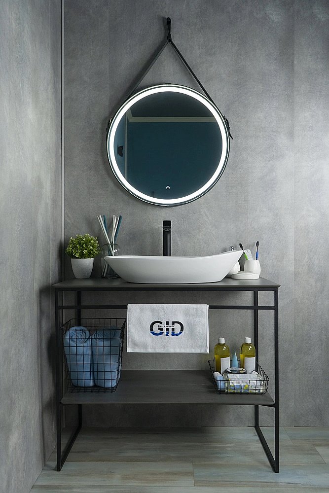 Раковина накладная Gid Creativo 65 N9052 51116 белая купить в интернет-магазине Sanbest