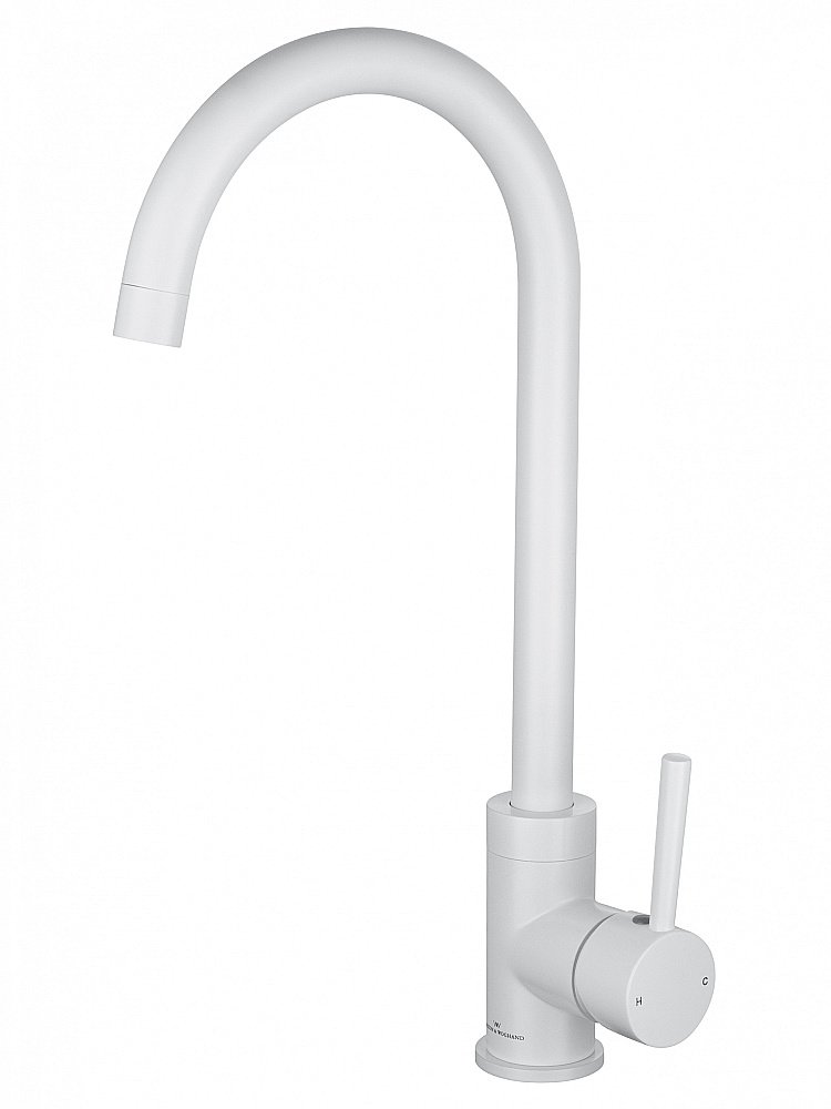 Смеситель для кухни WONZON & WOGHAND WW-A21102-MW белый матовый купить в интернет-магазине сантехники Sanbest