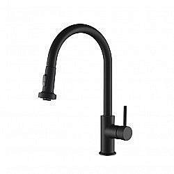 Смеситель для кухни Timo Saona 2316/03FL черный матовый купить в интернет-магазине сантехники Sanbest