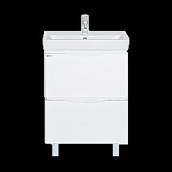 Тумба для раковины напольная Misty Венера 55 белая купить в интернет-магазине сантехники Sanbest