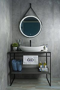 Раковина накладная Gid Creativo 65 N9052 51116 белая купить в интернет-магазине Sanbest