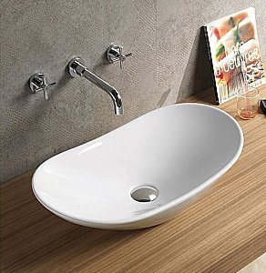 Раковина накладная Ceramica Nova Element CN6015 62 белая купить в интернет-магазине Sanbest