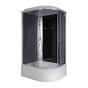 Душевая кабина Niagara Eco E120/80/40/TN 120х80 стекло тонированное/профиль хром купить в интернет-магазине Sanbest