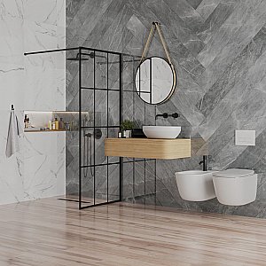 Душевой лоток PAINI Medium CH550MC 55 черный матовый купить в интернет-магазине Sanbest