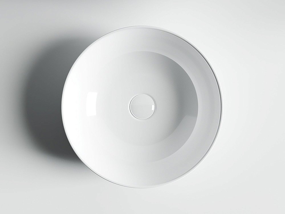 Раковина накладная Ceramica Nova Element CN6013 41 белая купить в интернет-магазине Sanbest