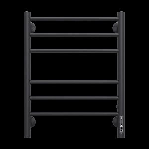 Полотенцесушитель электрический Terminus Аврора П6 450х600 черный матовый купить в интернет-магазине сантехники Sanbest