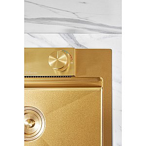 Смеситель для кухни Milacio Ultra MCU.556.GD золото купить в интернет-магазине сантехники Sanbest