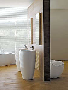 Раковина Laufen Alessi One 8.1197.2.400.104.1 белая купить в интернет-магазине Sanbest