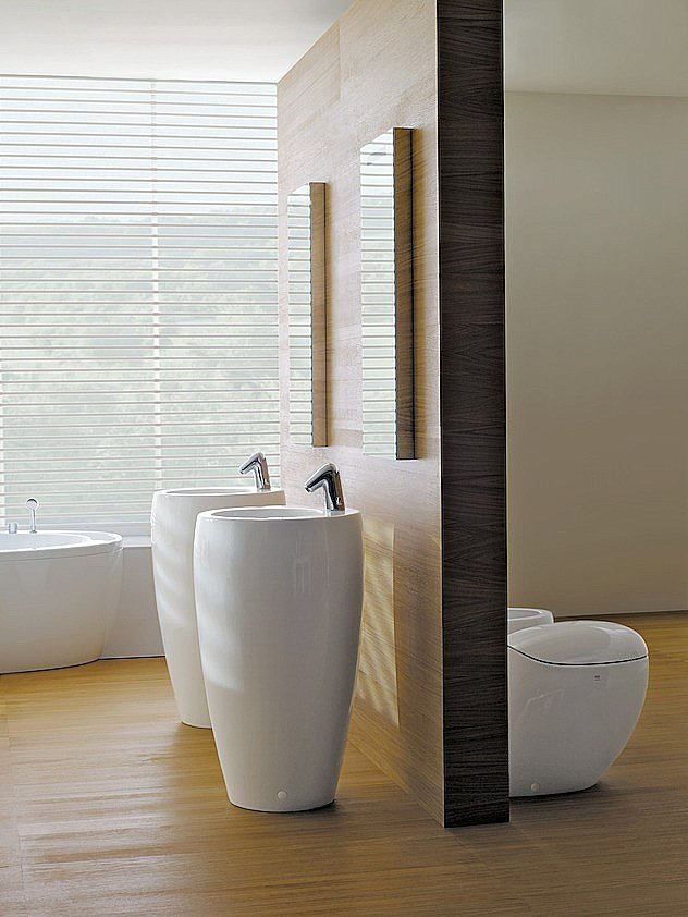 Раковина Laufen Alessi One 8.1197.2.400.104.1 белая купить в интернет-магазине Sanbest