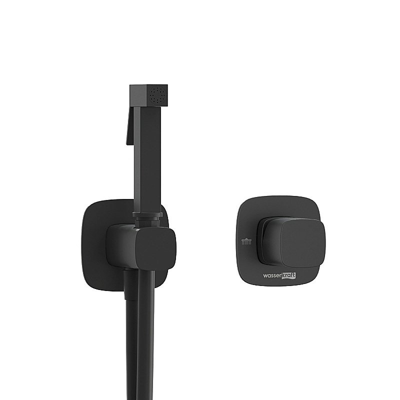 Гигиенический душ WasserKRAFT SET2876 черный матовый купить в интернет-магазине сантехники Sanbest