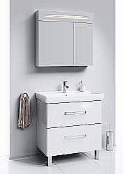 Тумба с раковиной AQWELLA Нео 80 T8 напольная для ванной в интернет-магазине Sanbest