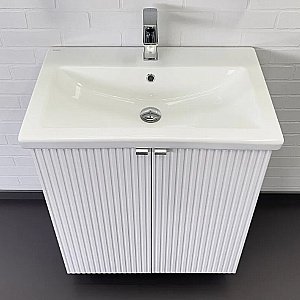 Тумба с раковиной Comforty Лима 70 00-00004892 белая для ванной в интернет-магазине Sanbest