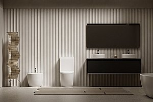 Биде ABBER Bequem AC1152 белое купить в интернет-магазине Sanbest