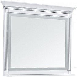 Зеркало Aquanet Селена 201648 120 белый/серебро в ванную от интернет-магазине сантехники Sanbest