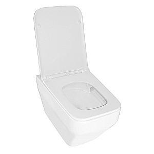 Унитаз подвесной Azario Moneo AZ-0062 UQ1 белый, безободковый, с крышкой микролифт, слив торнадо купить в интернет-магазине Sanbest