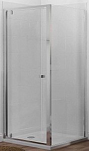 Душевой уголок Jacob Delafon SERENITY E14P90+E14F90-GA 90х90 стекло прозрачное/профиль хром купить в интернет-магазине Sanbest