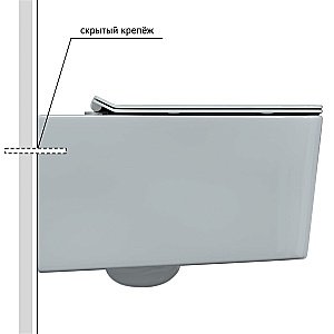 Унитаз BERGES FLOE 082121 купить в интернет-магазине Sanbest