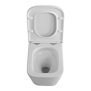 Унитаз подвесной BelBagno Ardente-Tor BB520CH-TOR/SC белый, безободковый, с крышкой микролифт, слив-торнадо купить в интернет-магазине Sanbest