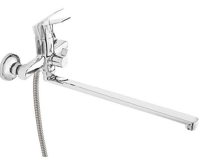 Смеситель для ванны Milardo Nelson NELSBLCM10 хром купить в интернет-магазине сантехники Sanbest