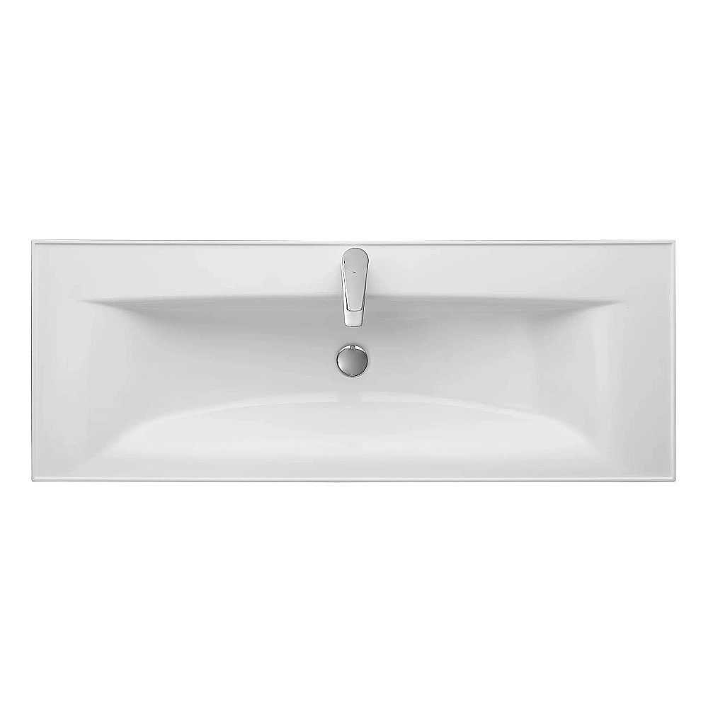 Раковина Акватон Айрис 120 1A729631AG010 белая купить в интернет-магазине Sanbest