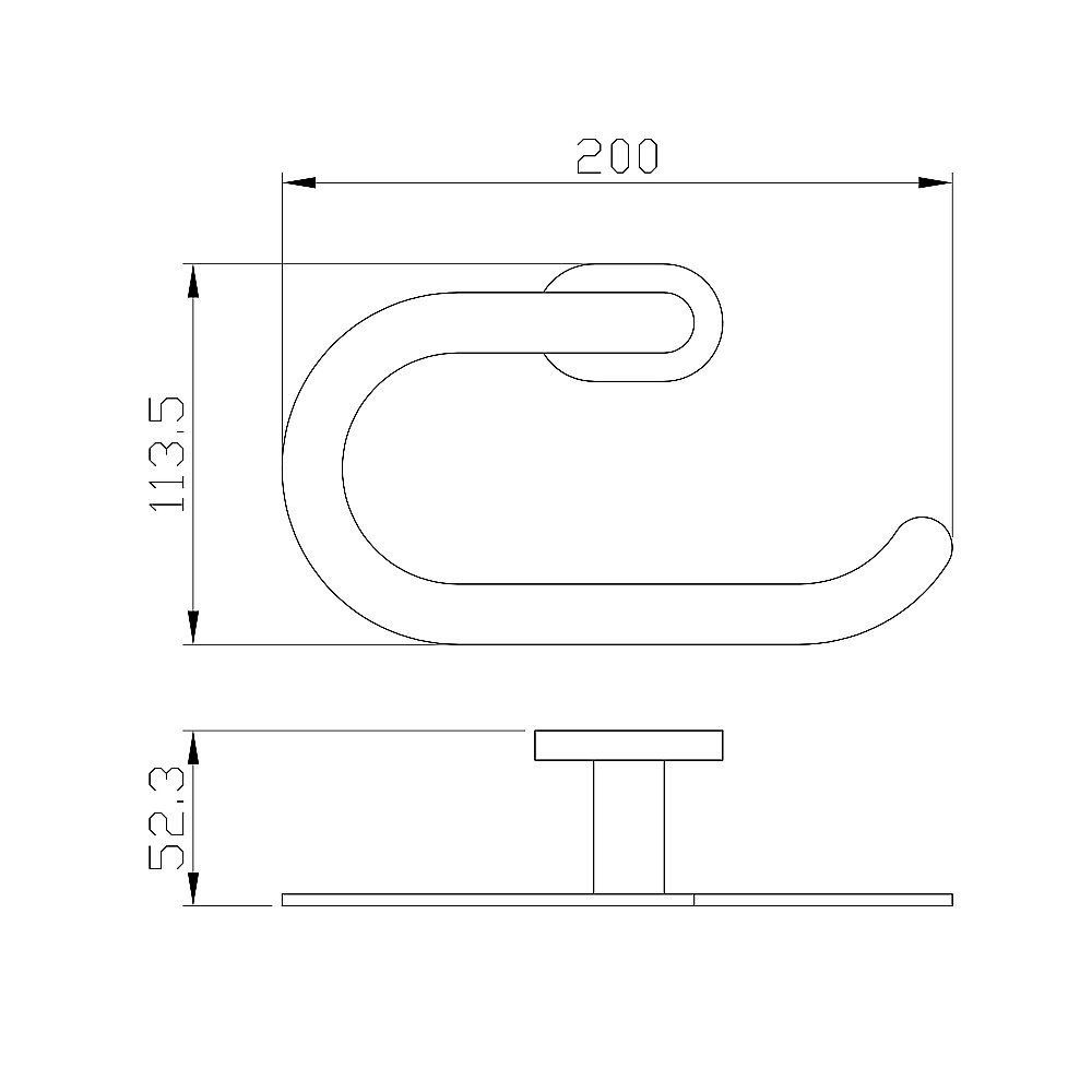 Кольцо для полотенец WONZON & WOGHAND FIRST, Хром (WW-8413) купить в интернет-магазине сантехники Sanbest