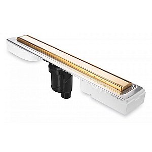 Душевой лоток прямой Berges В1 Keramik 70 092018 золото купить в интернет-магазине Sanbest