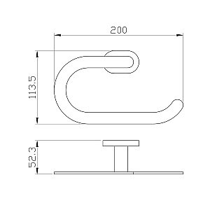 Кольцо для полотенец WONZON & WOGHAND FIRST, Хром (WW-8413) купить в интернет-магазине сантехники Sanbest
