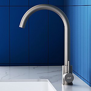 Смеситель для кухни Dorff Logic D3000000 сталь купить в интернет-магазине сантехники Sanbest