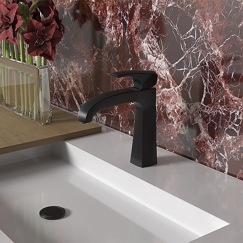 Смеситель для раковины PAINI Lady 89YO211KM черный купить в интернет-магазине сантехники Sanbest