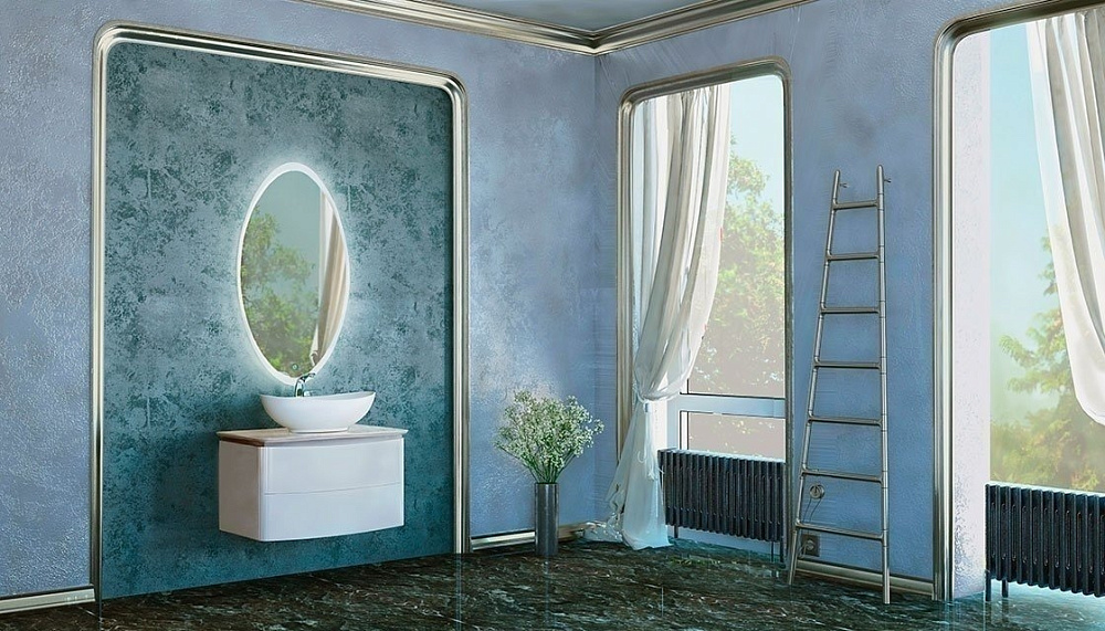 Зеркало Velvex Luna 60 в ванную от интернет-магазине сантехники Sanbest