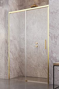 Душевая дверь Radaway Idea Gold DWJ 110 стекло прозрачное/профиль золото купить в интернет-магазине Sanbest
